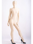 Flesh color spandex Unisex Unicolor Zentai Suit